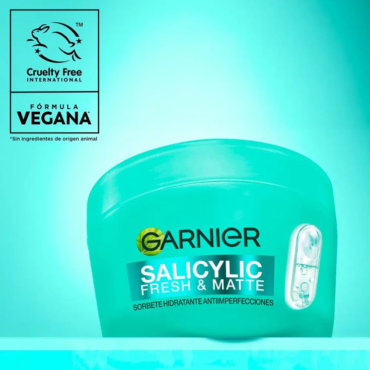 garnier salicylic fresh & matte sorbete hidratante anti imperfecciones 85ml