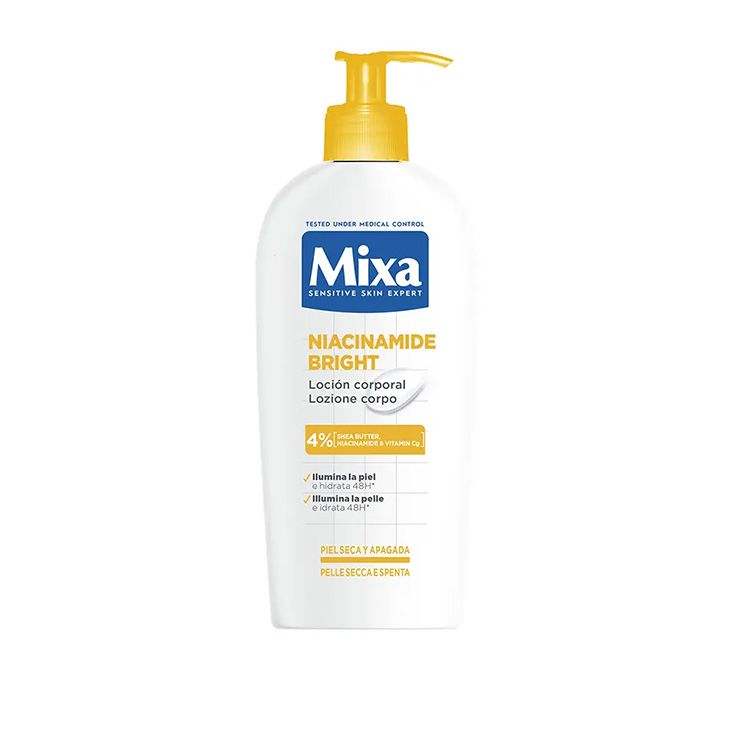 mixa niacinamide body lotion 250ml
