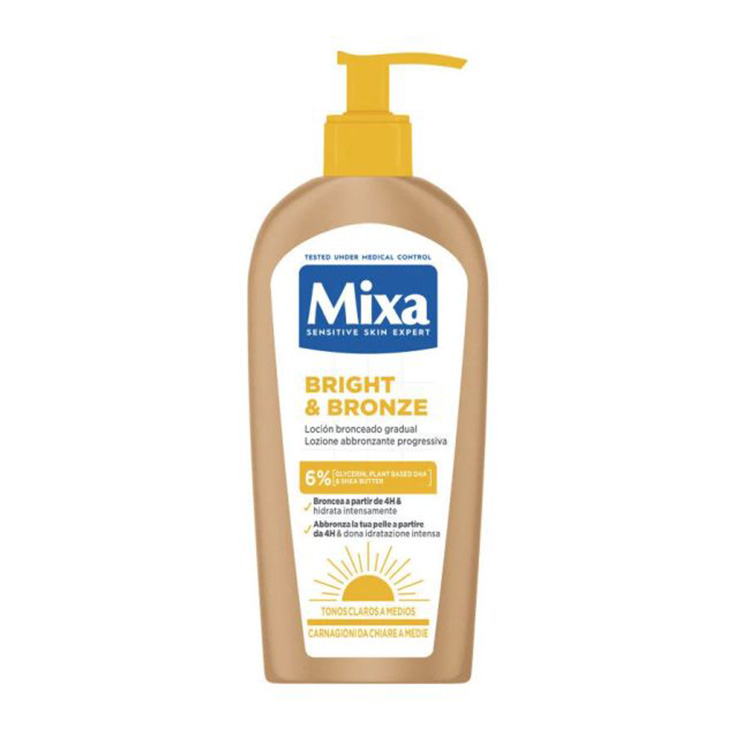 mixa bright&bronze locion bronceadora 250ml