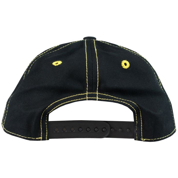 gorra star wars negra logo bordado amarilla