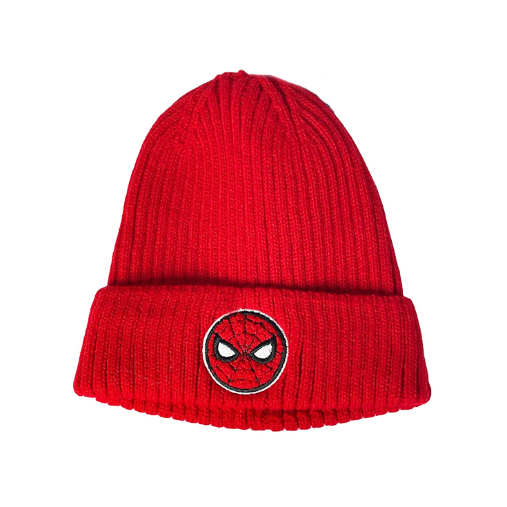 gorro infantil spiderman rojo
