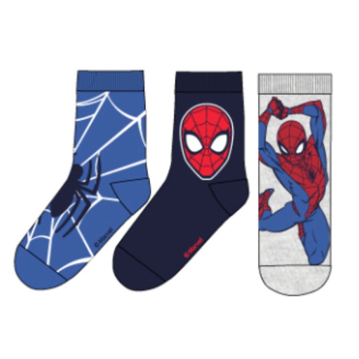 pack 3 calcetines 2 spiderman