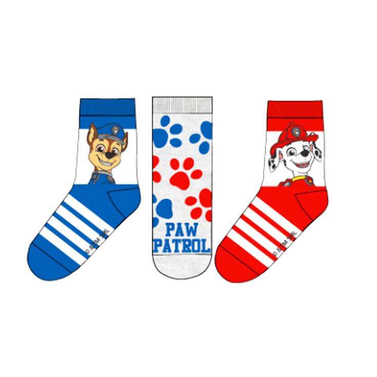 pack 3 calcetines patrulla canina