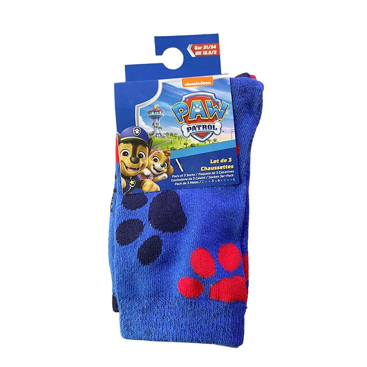 pack 3 calcetines patrulla canina