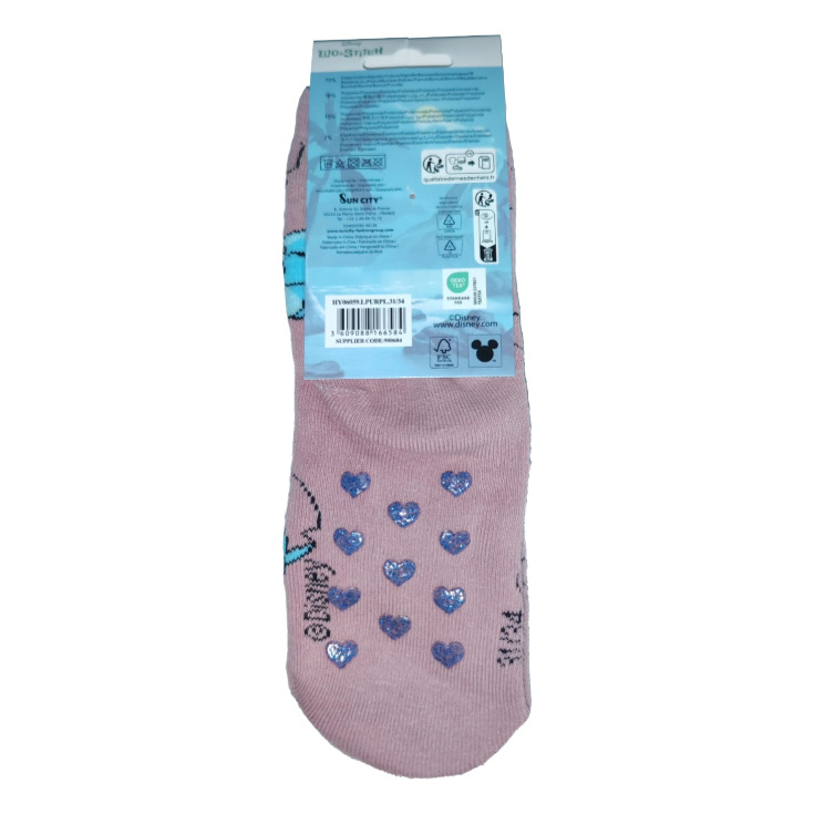 calcetines antideslizantes rosa lilo 