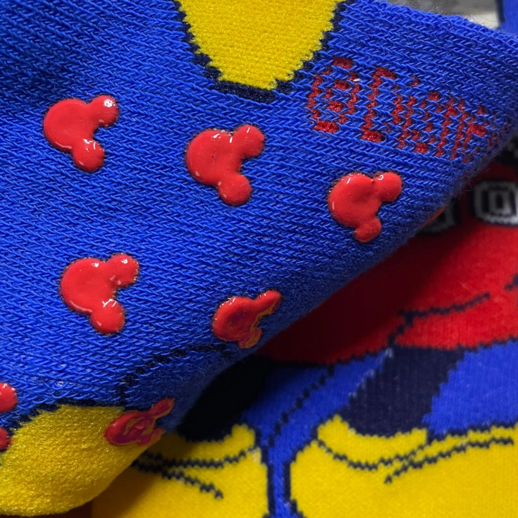 calcetines antideslizantes azul mickey mouse