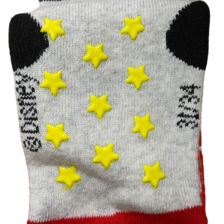 calcetines antideslizante gris mickey mouse