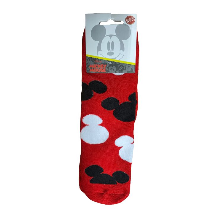 calcetines antideslizantes rojos mickey mouse