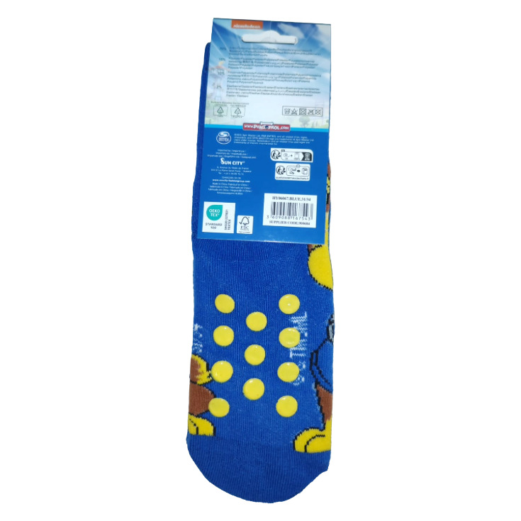 calcetines antideslizantes azul patrulla canina