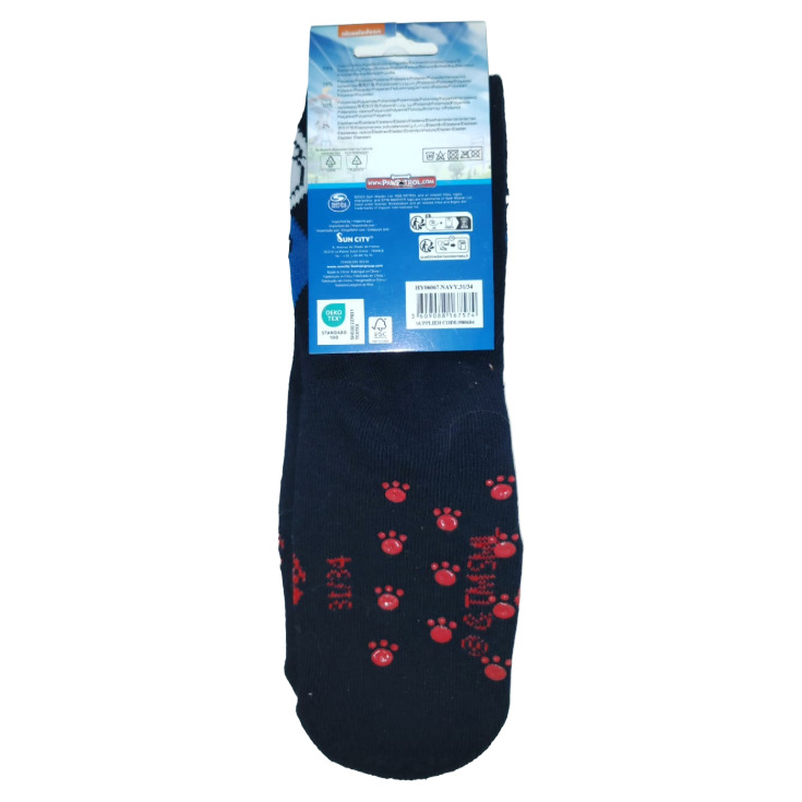 calcetines antideslizantes negro patrulla canina
