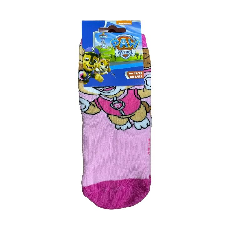 calcetines antideslizante rosa patrulla canina