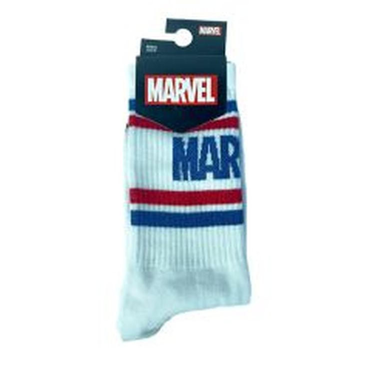 calcetines sport marvel blanco talla unica