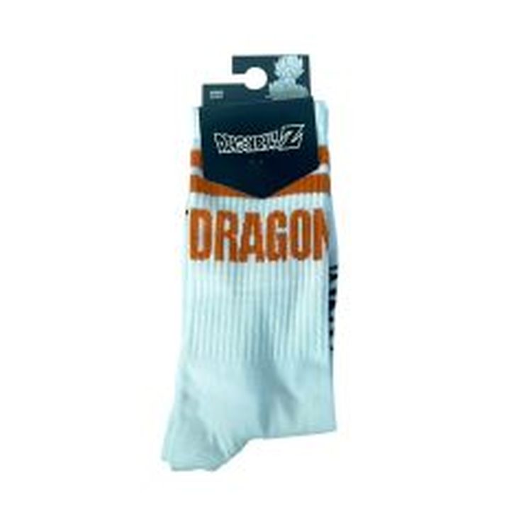 calcetines sport dragon ball blanco talla unica