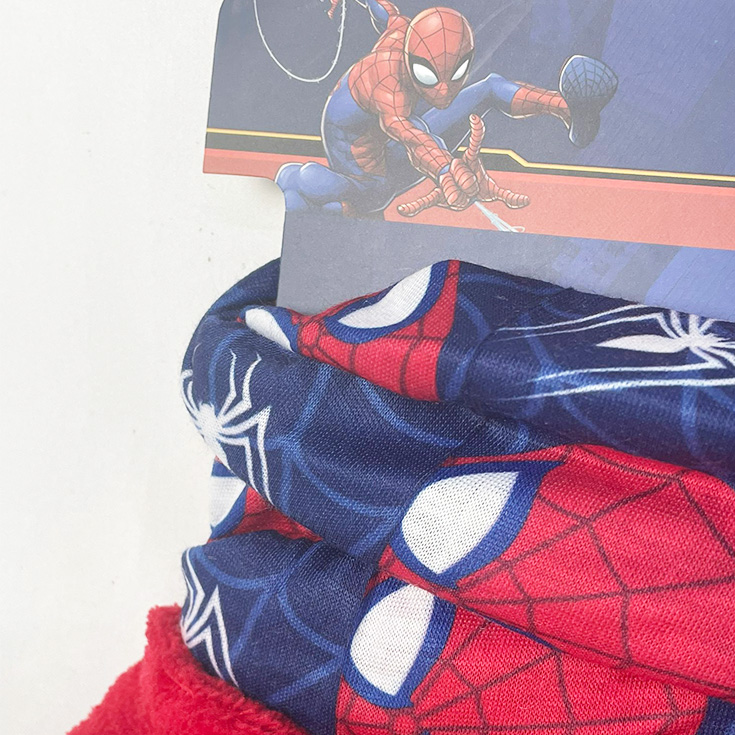 braga cuello spiderman infantil