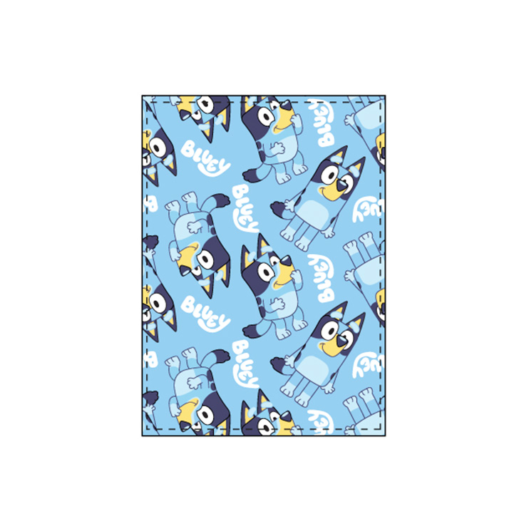 manta bluey azul 100x140cm