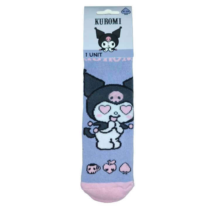 calcetines antideslizantes kuromi 