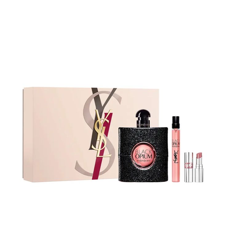 black opium eau de parfum 90ml cofre 3 piezas black opium eau de parfum 90ml cofre 3 piezas