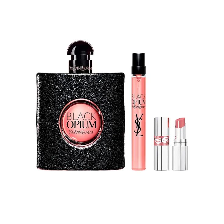 black opium eau de parfum 90ml cofre 3 piezas