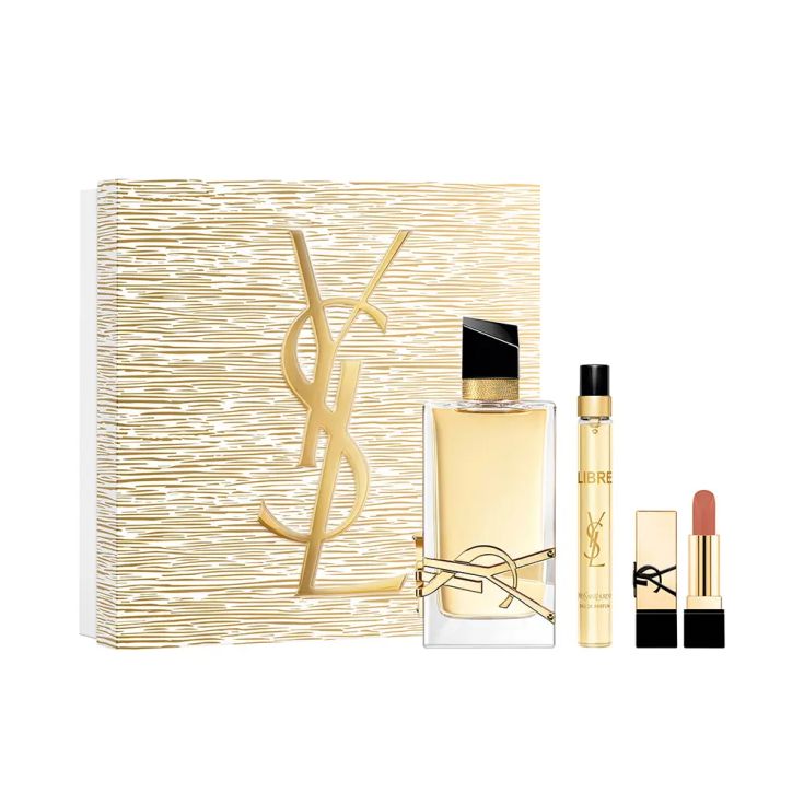 ysl libre eau de parfum 90ml cofre 3 piezas ysl libre eau de parfum 90ml cofre 3 piezas