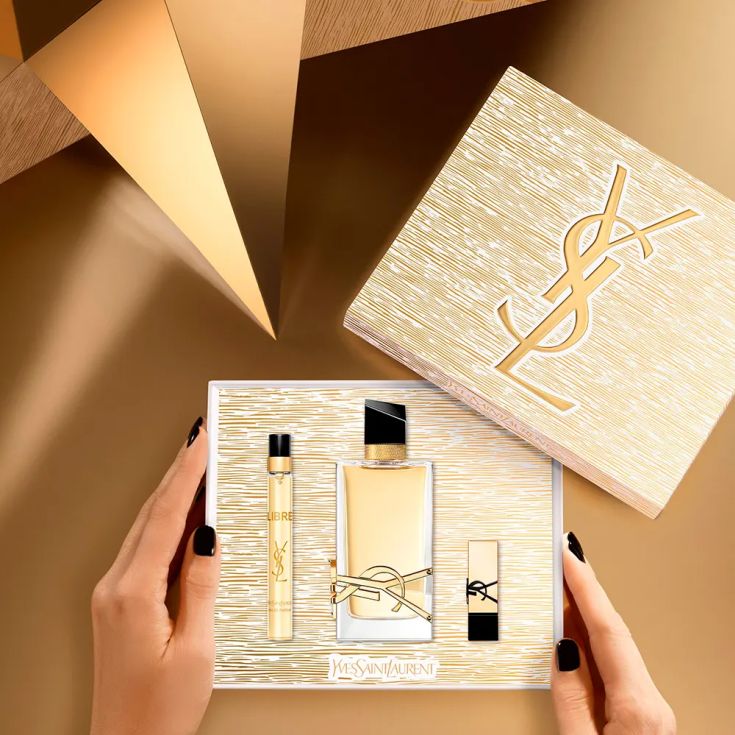 ysl libre eau de parfum 90ml cofre 3 piezas