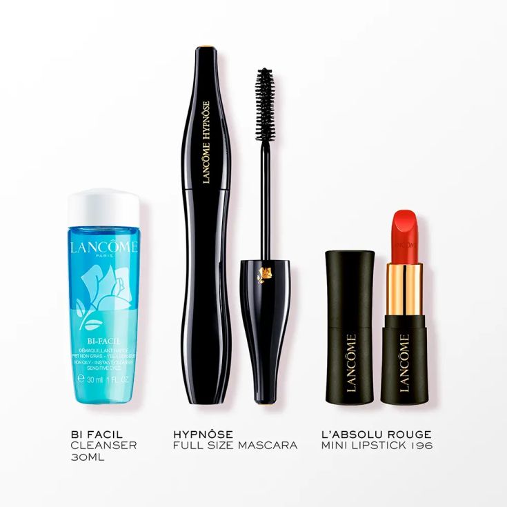 lancome mascara de pestañas hynose cofree 3 piezas lancome mascara de pestañas hynose cofree 3 piezas
