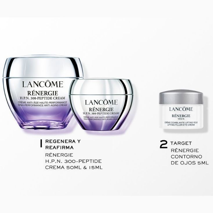 lancome renergie hpn ultra crema 50ml cofre 3 piezas
