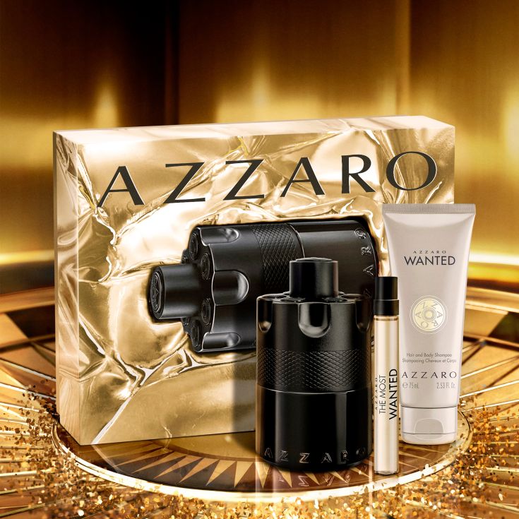 azzaro the most wanted eau de parfum 100 ml cofre 3 piezas
