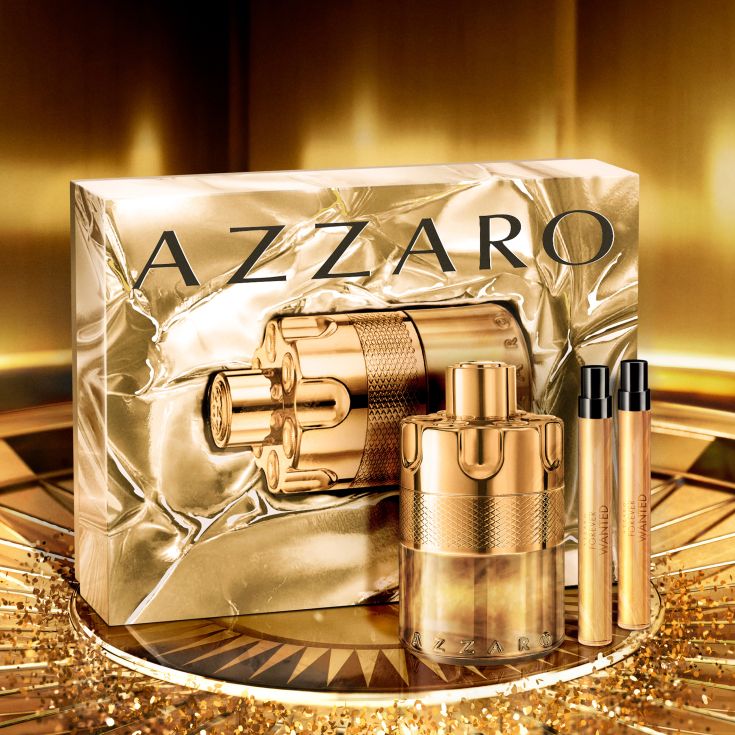azzaro wanted elixir eau de parfum 100ml cofre 3 piezas
