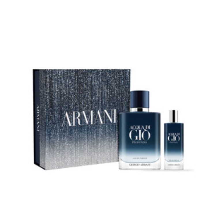 acqua gio h.profondo eau de parfum 100 ml cofre 2 piezas