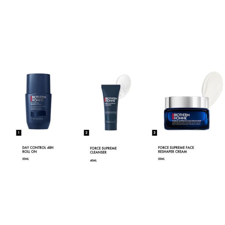 biotherme force supreme crema 50 ml cofre 3 piezas