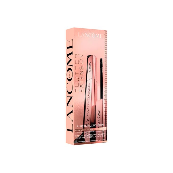 lancome mascara de pestañas idole flutter extension cofre 2 piezas