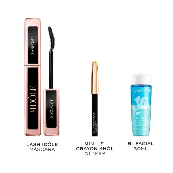 lancome mascara de pestañas lash idole cofre 3 piezas