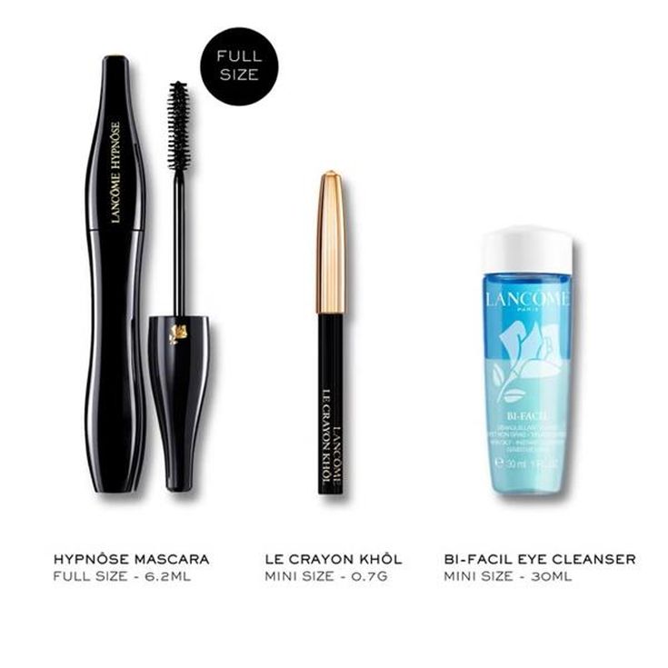 lancome mascara de pestañas hypnose cofre 3 piezas