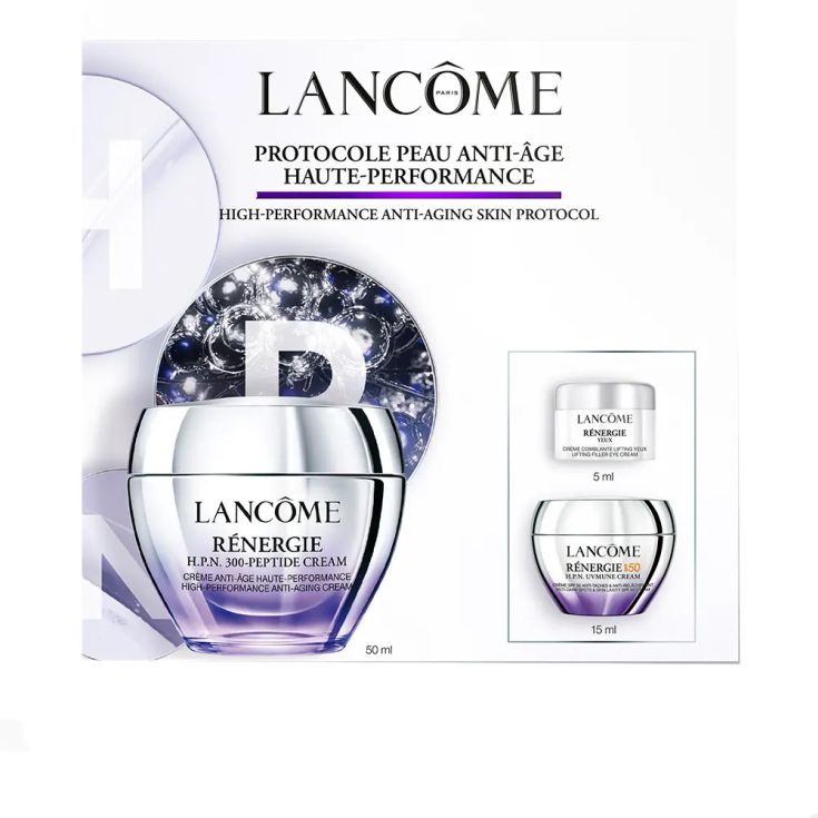lancome renergie hpn ultra crema 50ml cofre 3 piezas