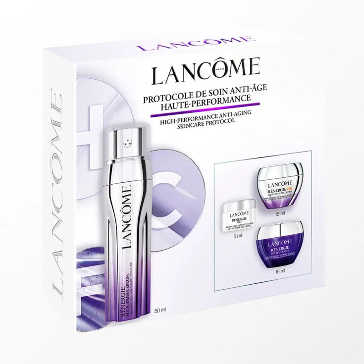 lancome renergie triple serum 50ml cofre 4 piezas