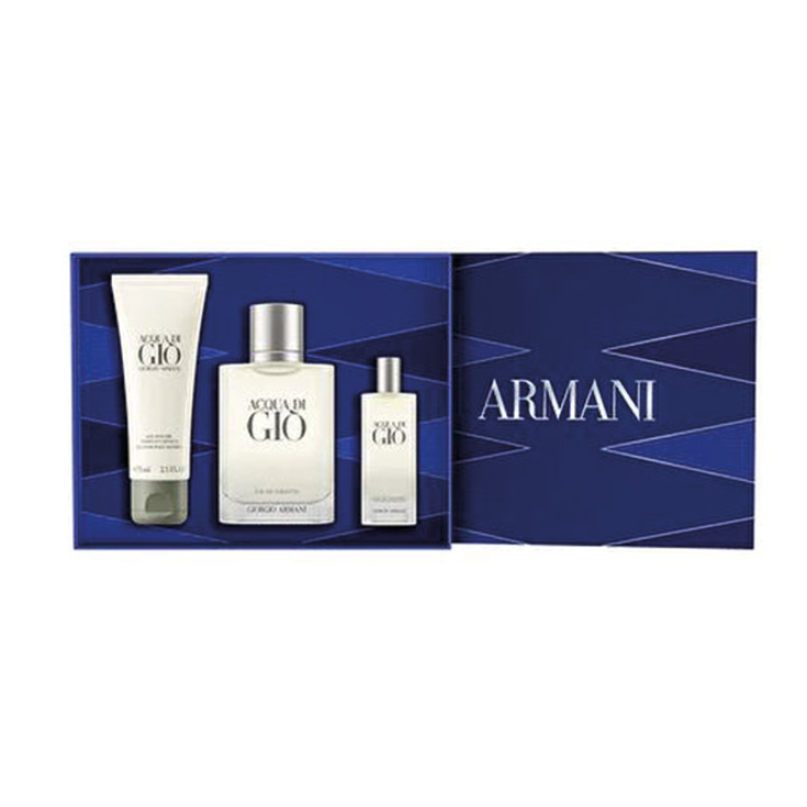 armani acqua gio hombre cofre 100ml 3 piezas