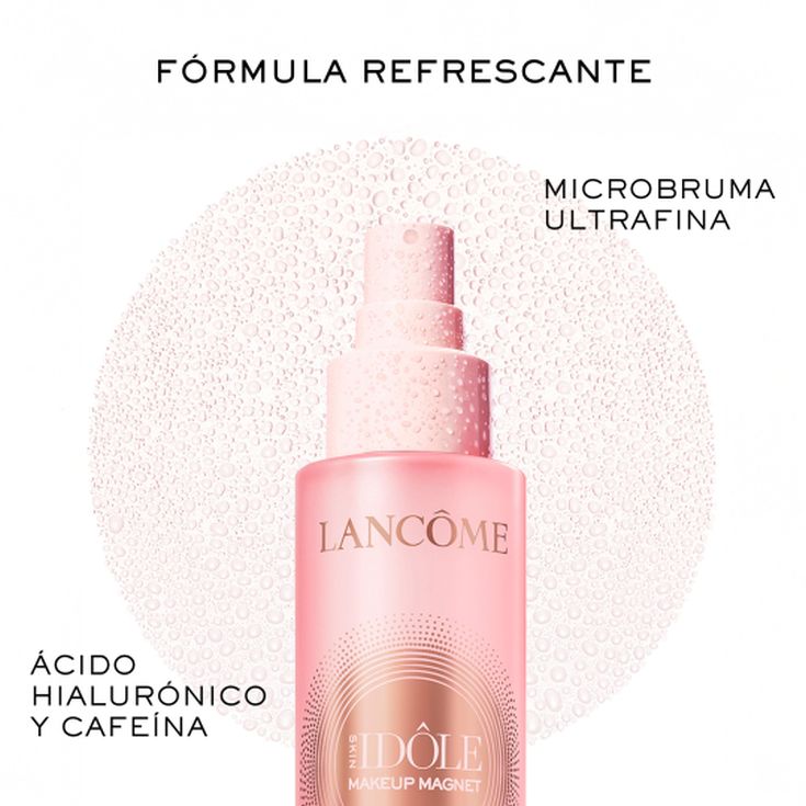 lancome skin idole makeup magnet skin oving micro setting mist fijador de maquillaje 100ml lancome skin idole makeup magnet skin oving micro setting mist fijador de maquillaje 100ml