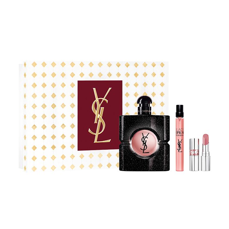 ysl black opium eau de parfum 90ml cofre 3 piezas