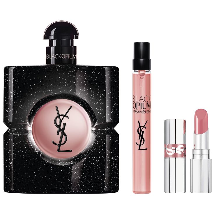 ysl black opium eau de parfum 90ml cofre 3 piezas