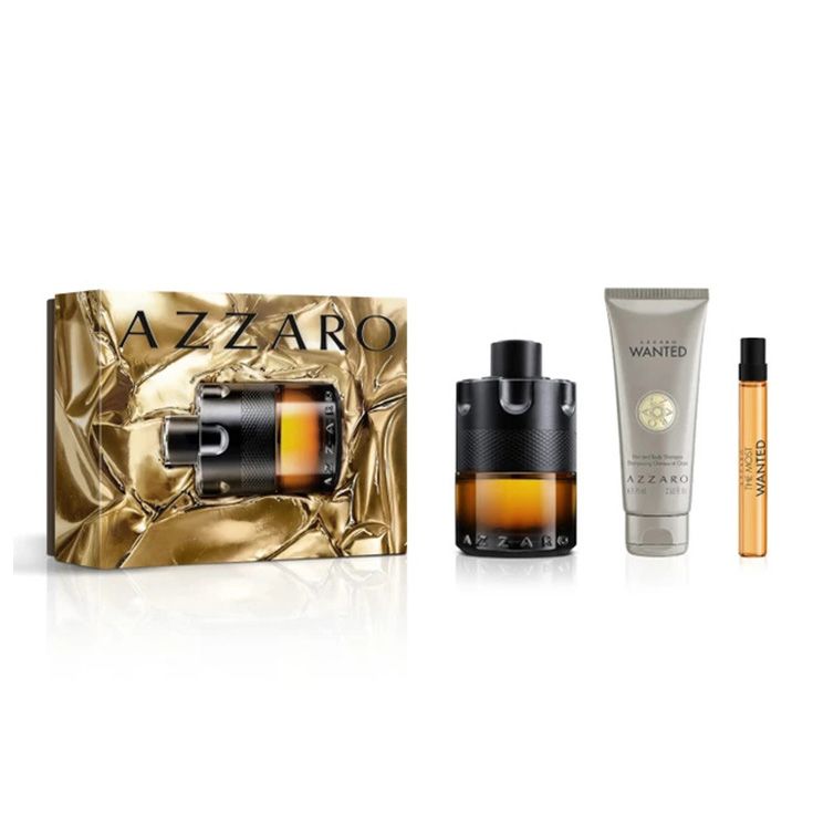 azzaro the most wanted edp intense 100ml cofre 3 piezas