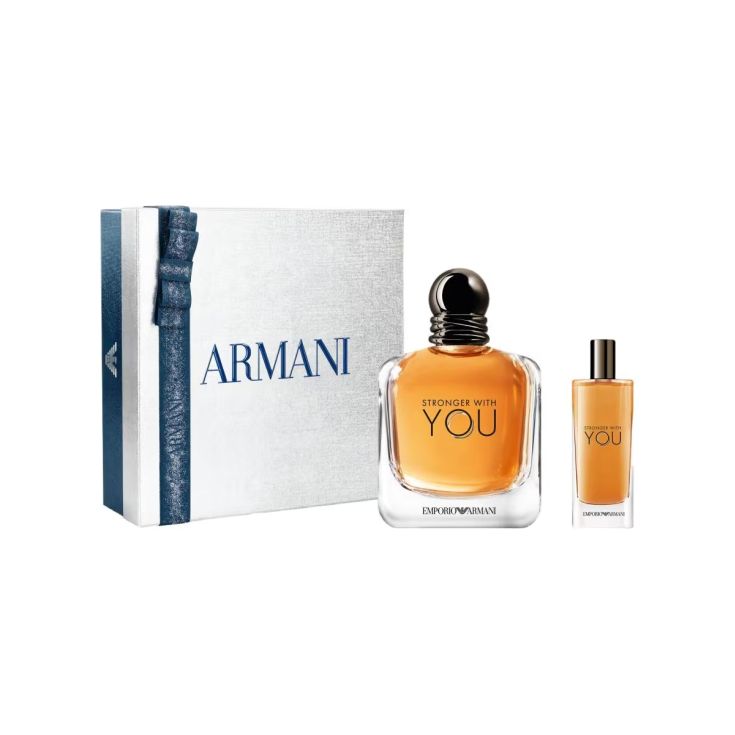 armani stronger with you eau de toilette 100ml cofre 2 piezas