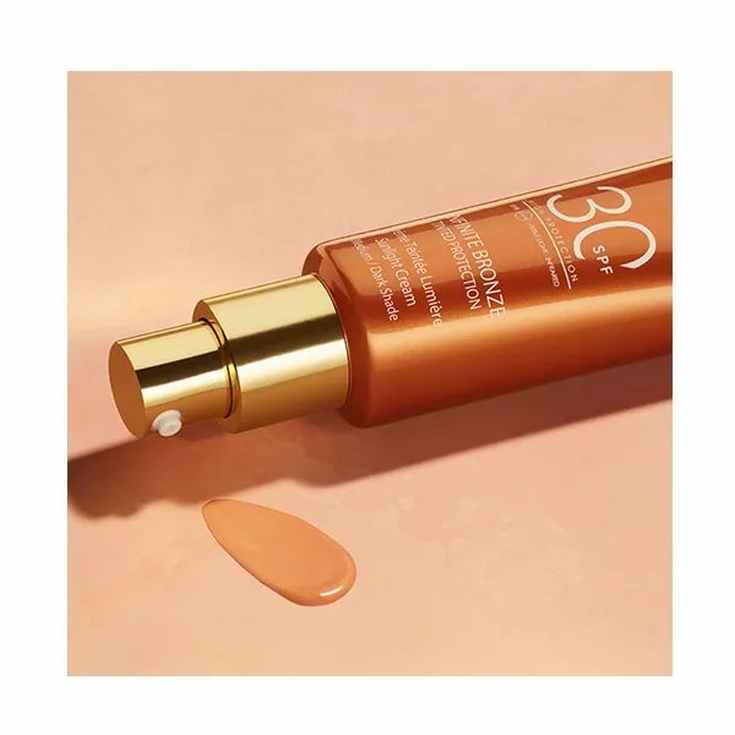 lancaster infinite bronze tinted protection spf30 medium/dark 50ml