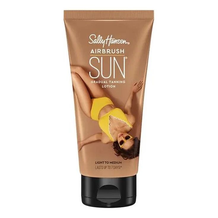 sally hansen airbrush legs tanning lotion bronceadora
