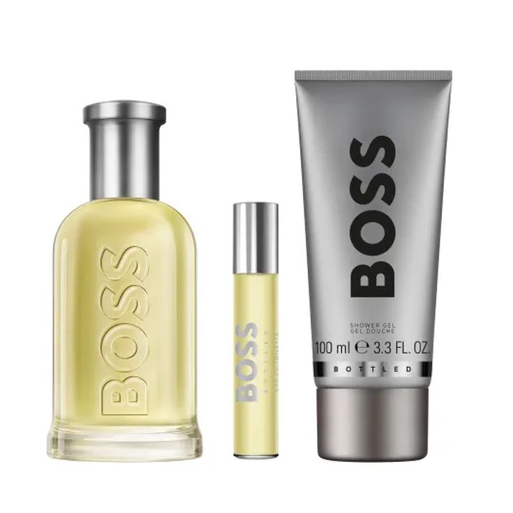 boss bottled eau de toilette 100ml cofre 3 piezas