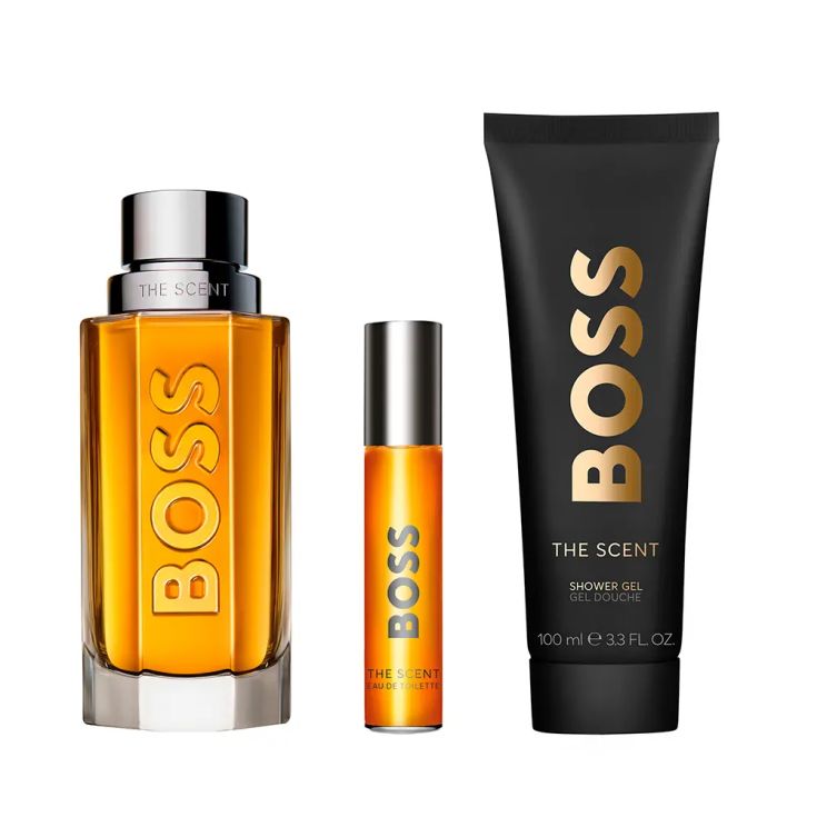 boss the scent eau de toilette 100ml cofre 3 piezas