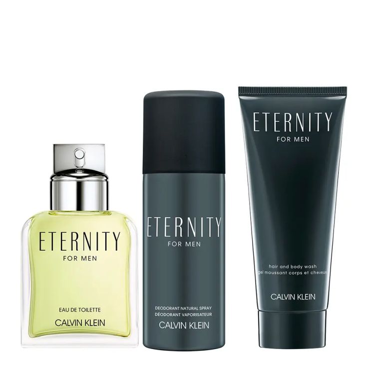 calvin klein eternity men eau de toilette 100ml cofre 2 piezas