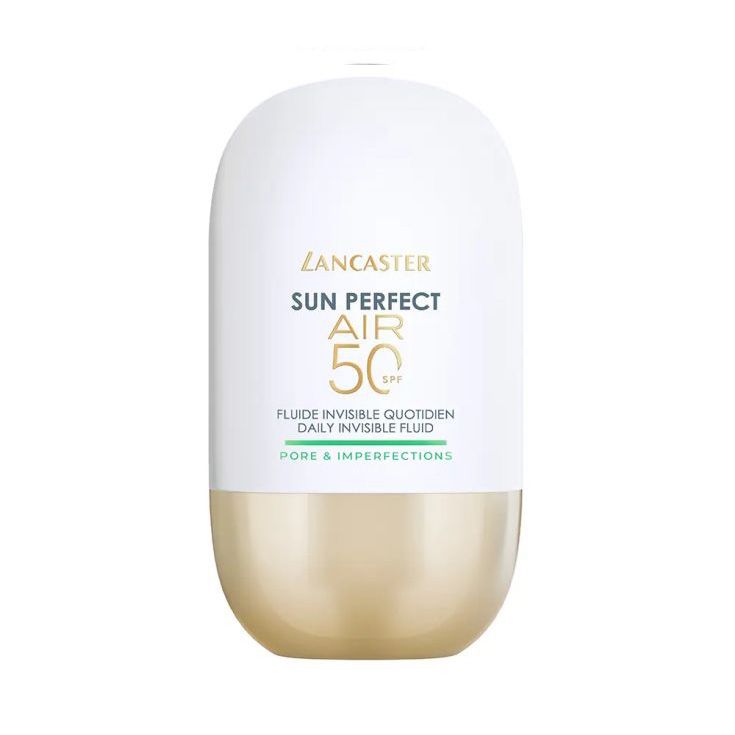 lancaster protector solar facial fluido invisible sun perfect air pores spf50 40 ml