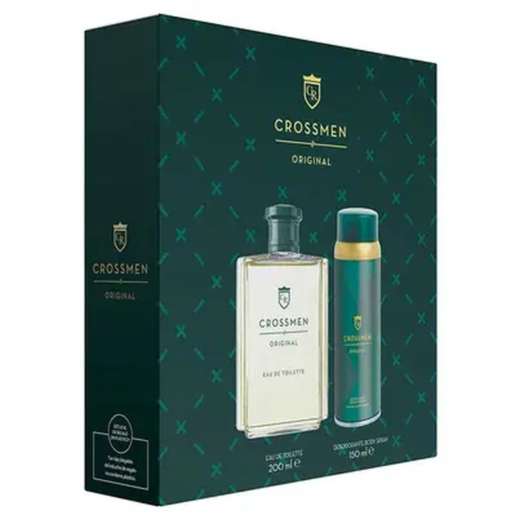 pack crossmen colonia 200ml cofre 2 piezas