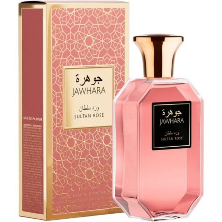 jawhara sultan rose perfume arabe eau de parfum 100ml jawhara sultan rose perfume arabe eau de parfum 100ml
