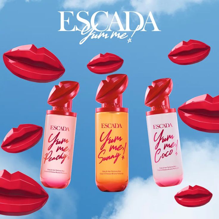 escada yum me peach body mist 236ml